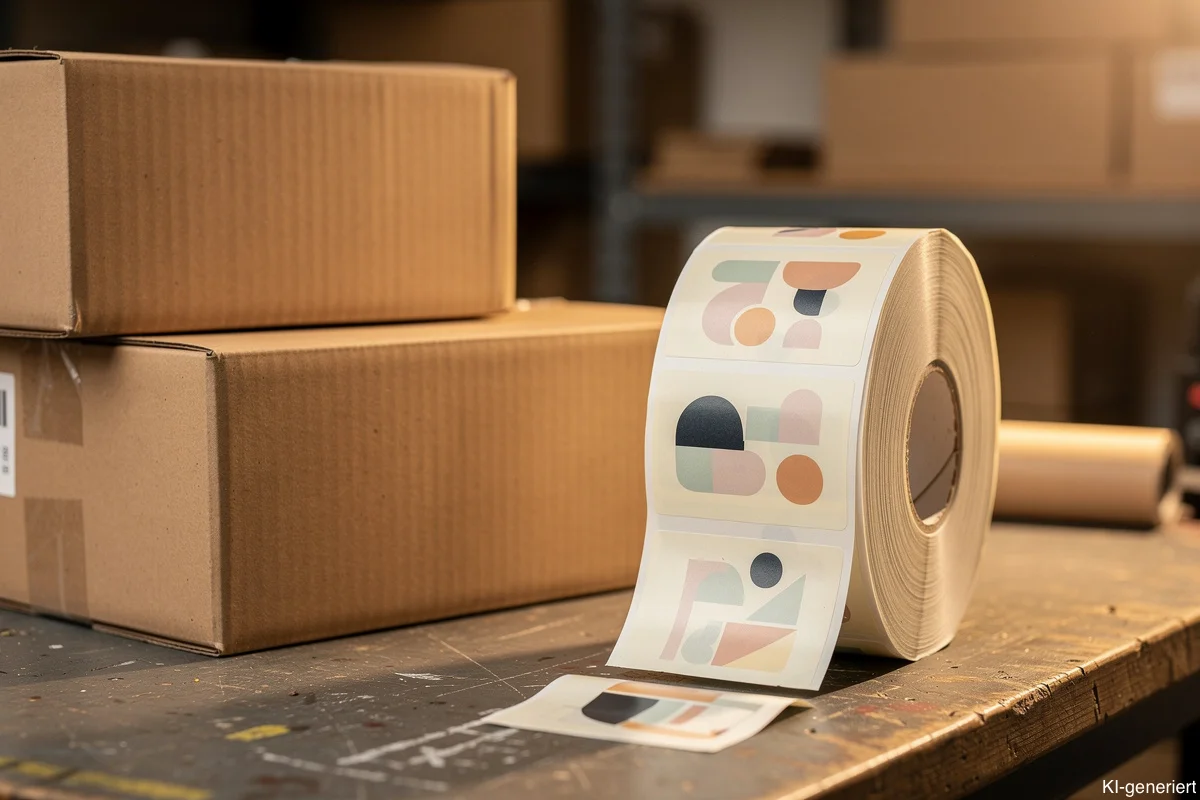 Etiketten auf Rolle – Sticker